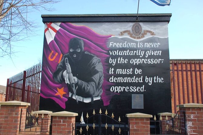 2 Hours Republican & Loyalist Mural Black Taxi Tour from Belfast - Falls Road Library and the hunger strike memorial