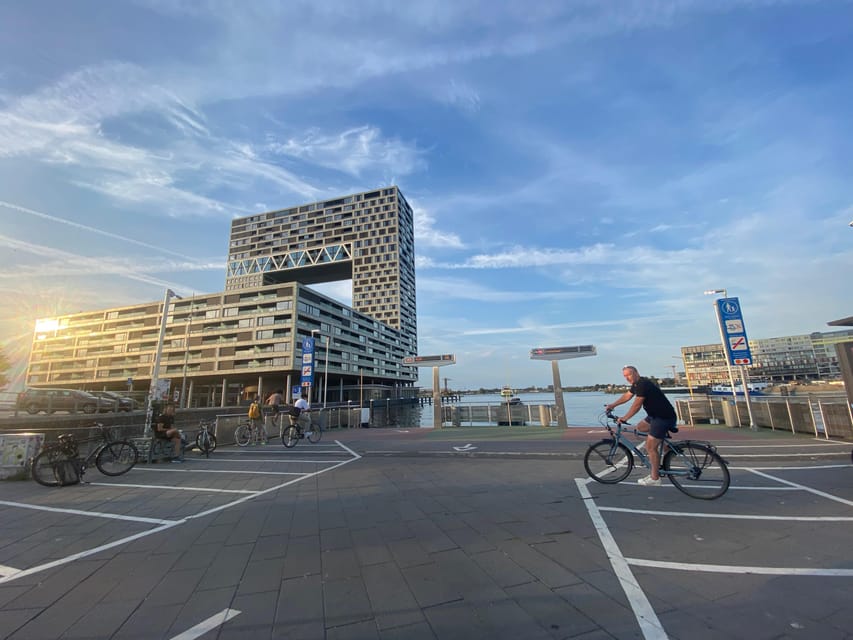 Amsterdam: Urban Bike Tour, Graffiti Art & Magnet Fishing - NDSM: old cranes, shipyards, and large-scale street art