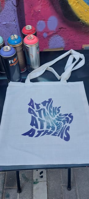 Athens: Graffiti Workshop and Tote Bag Painting Experience - Who will enjoy the three-hour format