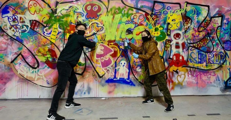 Atlanta: BYOB Spray Paint and Sip - What the Atlanta graffiti class is really like