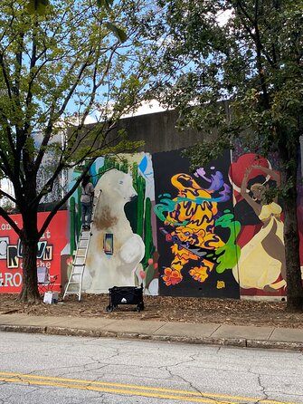 Atlanta Street Art and BeltLine Tour with Happy Hour and Activity - Stacks Squares: changing walls and repeat visits