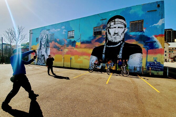 Austin Mural Selfie Tour by Pedicab - Why a pedicab works so well for Austin murals