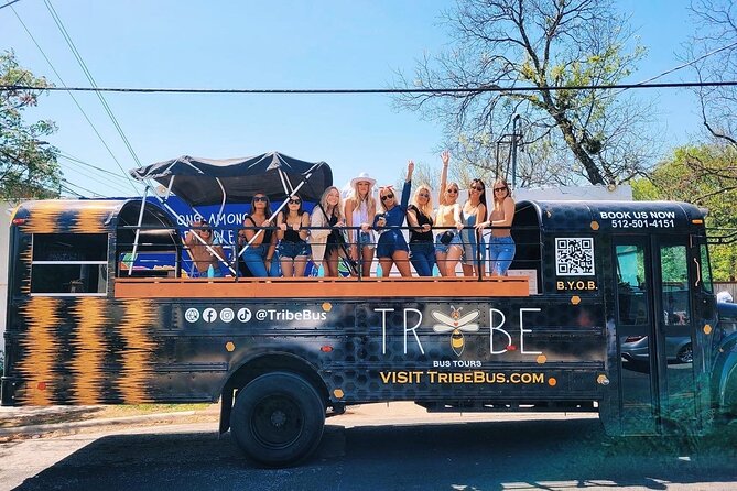 Austin Murals & Mimosas Roofless Party Bus Tour - South Congress gives you Austin’s most recognizable opening scene
