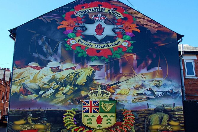 Award Winning Private 2 Hour Belfast Political Black Taxi Tour - International murals on Divis Street