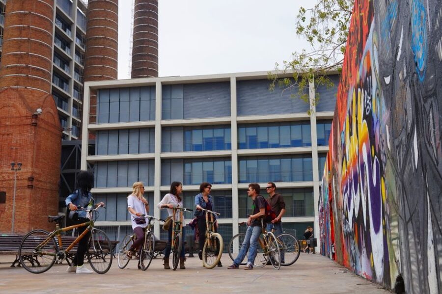 Barcelona: 3.5-Hour Street Art Tour by Bamboo Bike - From central Barcelona toward Poblenou