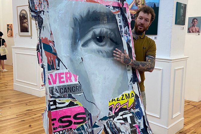 Barcelona Art & Wine: Galleries, Studios & Street Art - Galeria Senda: a strong opening in 15 minutes