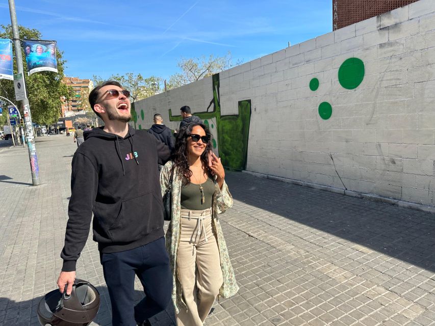 Barcelona: Insider Street Art Tour with Private Studio Visit - Finding art beyond the standard Barcelona route