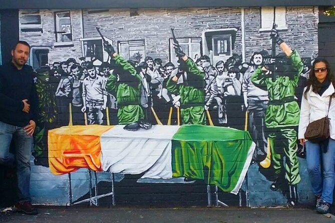 Belfast history of terror & mural 1 hr express private taxi tour - An Italian-built church and the story of secret talks