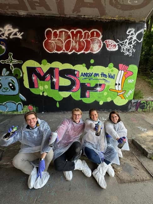 Berlin Graffiti Workshop For Groups & Team-Buildings - The Photos Give the Activity a Proper Finish