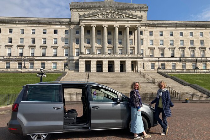 Best of Belfast Driving Taxi Tour with Political Murals - The Big Fish and the renewed River Lagan