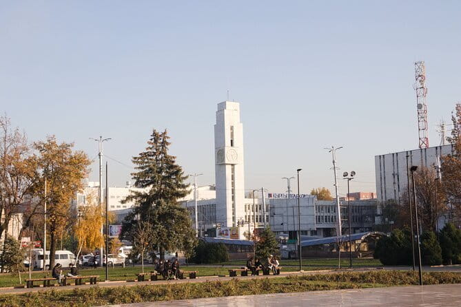 Bishkek Street Murals , Mosaics Arts and Kyrgyz Nomadic History - DOXA murals and the Philharmonic Hall