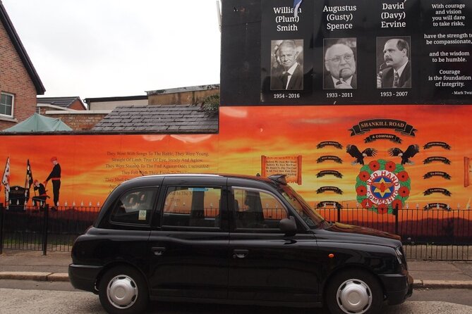 Black Taxi Mural "Tour Like A Local" - What Hugh Jordan adds to the experience