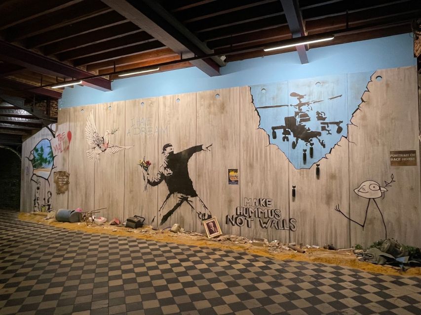 Brussels: The World of Banksy Museum Permanent Exhibition - The life-size murals and larger rooms