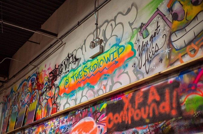 BYOB Spray Paint and Sip at Studio W.I.P. - Bringing drinks and keeping the evening social