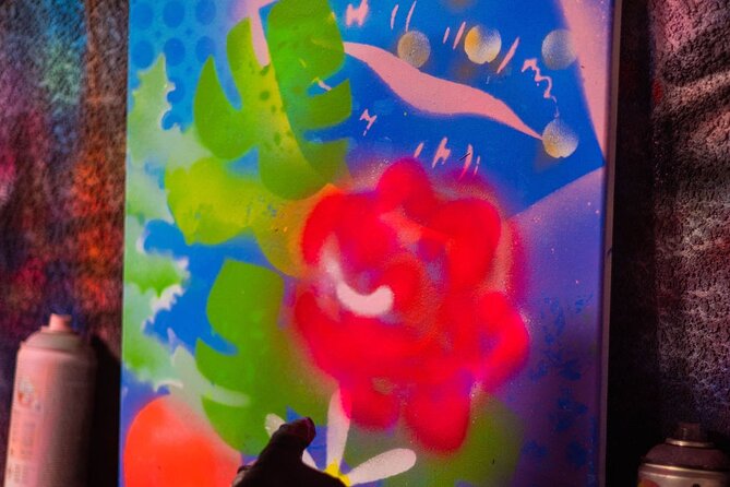 BYOB Spray Paint and Sip at Studio W.I.P. - A practical note about spray paint