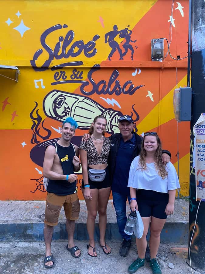 Cali: Comuna 20 Siloé Street Art Tour - Local food stops, with costs kept separate