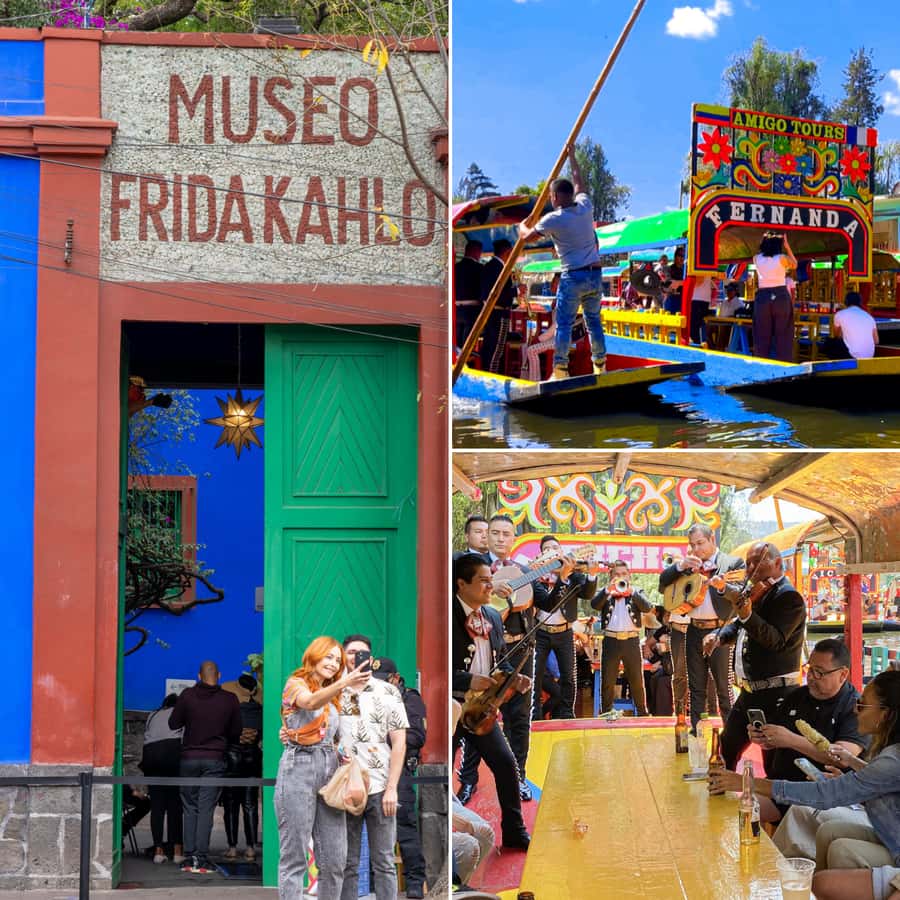 CDMX: Xochimilco, Coyoacan, Frida Kahlo Museum & Murals Tour - Starting in the city center
