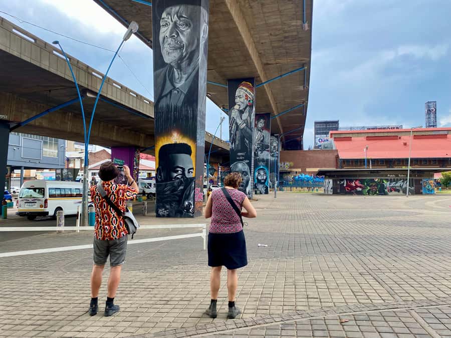 Colours of Johannesburg: A Graffiti & Street Art Tour - Newtown: the tour’s strongest graffiti section