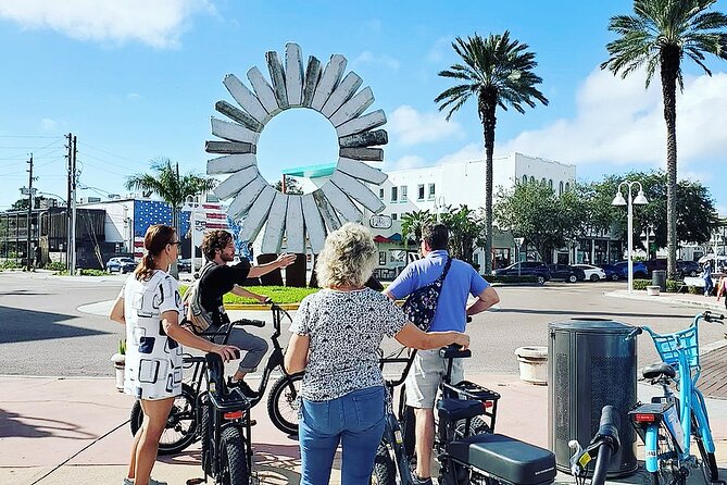 E-Bike Guided Tour Downtown St Pete: Sights & Murals - Reaching Tropicana Field by the Pinellas Trail