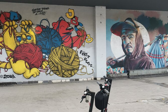 E-Scooter Street Art Tour - Savamala shows another side of the street art scene