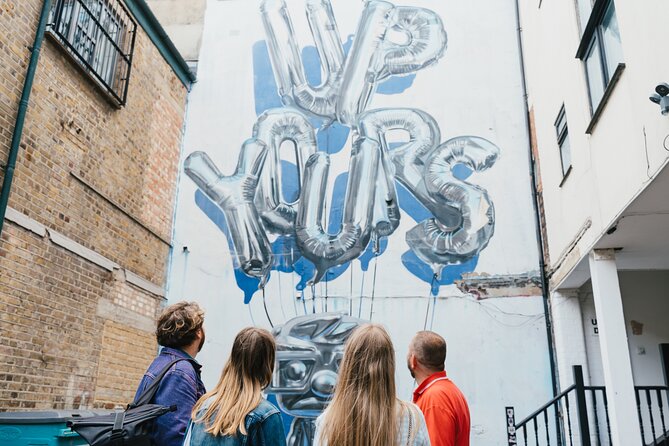 East End London Instagrammable Street Art and Graffiti Tour - Ebor Street: from rough Brick Lane to bold modern lettering