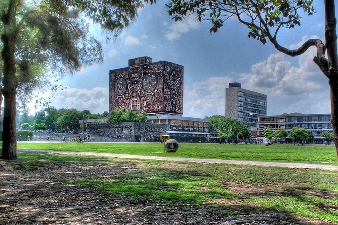EXCLUSIVE TOUR: Murals+Ciudad Universitaria Stadium-small groups - The library and the strongest visual moments