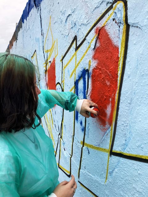 Graffitiworkshop Berlin - Handling the spray can without wasting paint