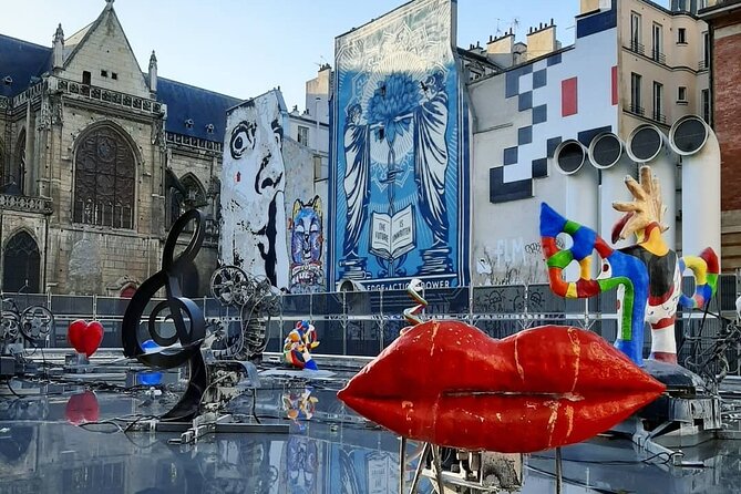 Invader Hunt - Street Art Tour of le Marais - Starting at the Stravinsky Fountain