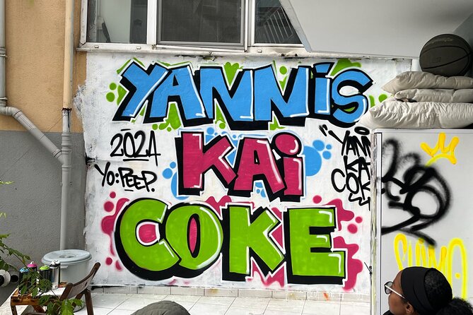 Istanbul Street Art Experience with Local Artists at Home Garden - Building letters before choosing colors