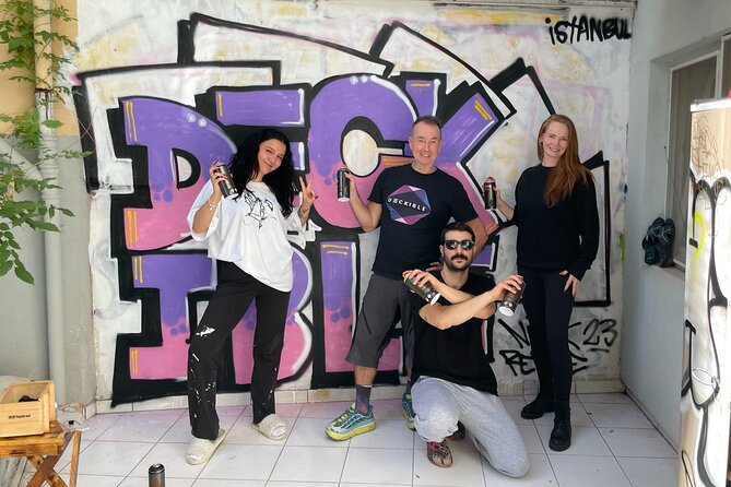 Istanbul Street Art Experience with Local Artists at Home Garden - Your first spray-painted wall