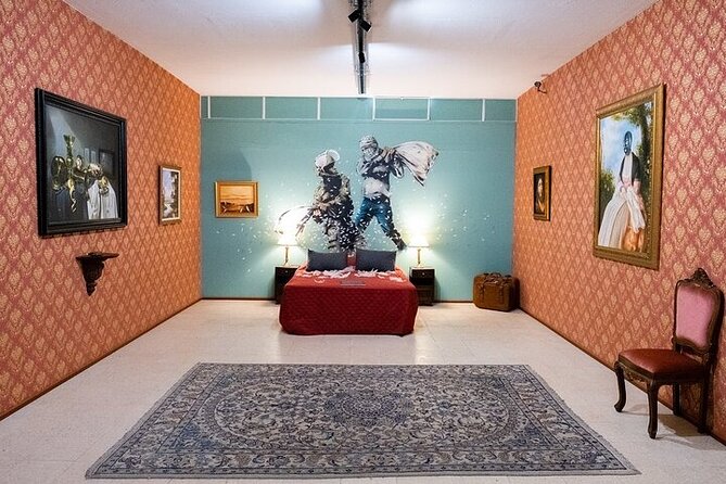 Lisbon Banksy Museum Admission Ticket - Seeing Girl with Balloon and Sweep It Under The Carpet