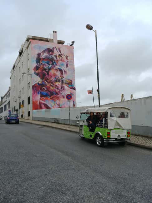 Lisbon Street Art by Tuk Tuk : Graffiti & Murals Discovery - Portas do Sol adds a famous Lisbon viewpoint