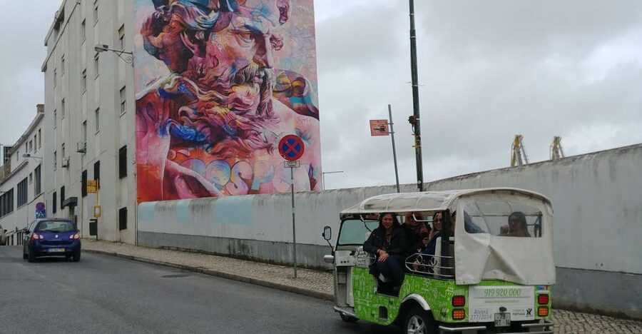 Lisbon Street Art by Tuk Tuk : Graffiti & Murals Discovery - From Vhils and Shepard Fairey to Lisbon’s creative voice