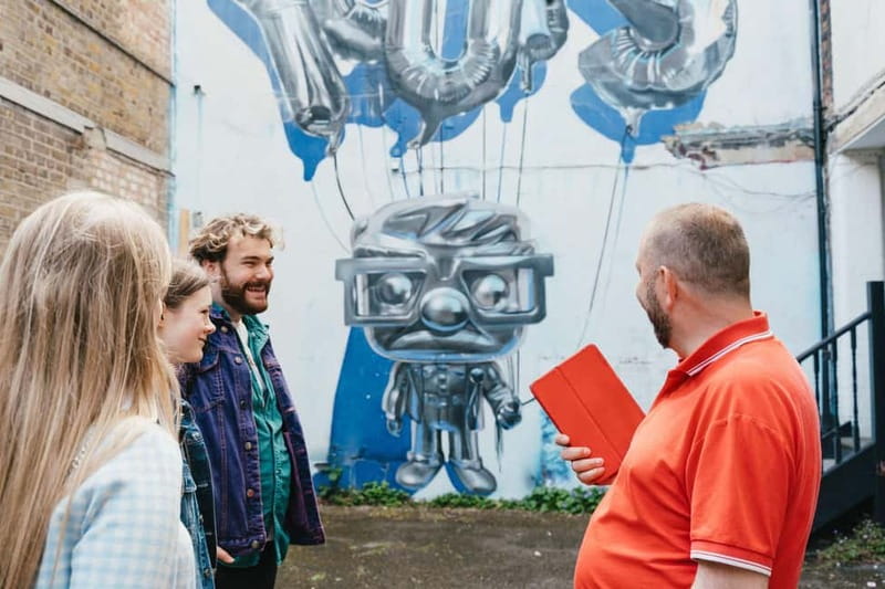 London: East End Instagrammable Street Art & Graffiti Tour - Henage Street and the first giant walls