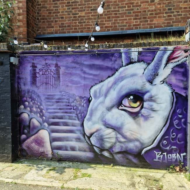 London: East End Instagrammable Street Art & Graffiti Tour - Princelet Street and a work with a message