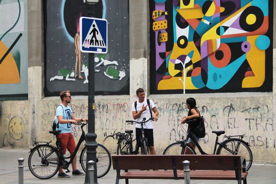 Madrid: Street Art Bike Tour - The route, timing, and physical effort