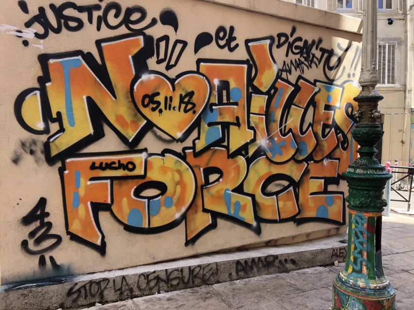 Marseille: Street Art Walking Tour and Local Drink - A crowd that reflects Marseille’s mixed character
