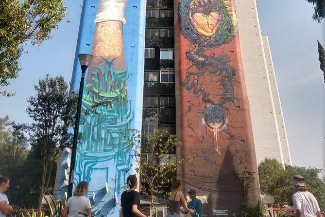 Mexico City: Art Naco, murals & street art bike tour - The Downtown Route: urban art around Obrera and Doctores