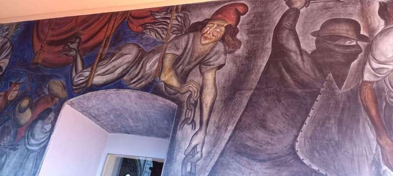 Mexico City: Murals at the Museum of San Ildefonso - The role of Jean Charlot, Fernando Leal, and Ramón Alva de la Canal