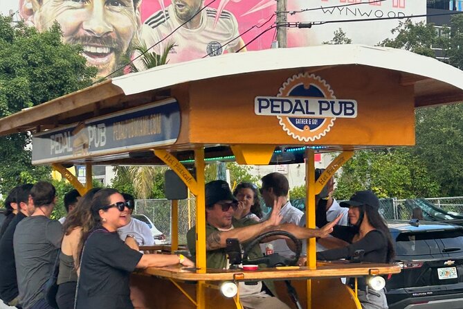 Miami Pedal Pub: Arts District Party Bike Pub Crawl - BYOB, coolers, and the practical value of $58