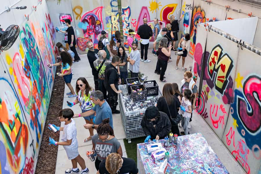 Miami: Wynwood Walls Freestyle Spray Painting & Admission - Goldman Global Arts Galleries and the Included Exhibits