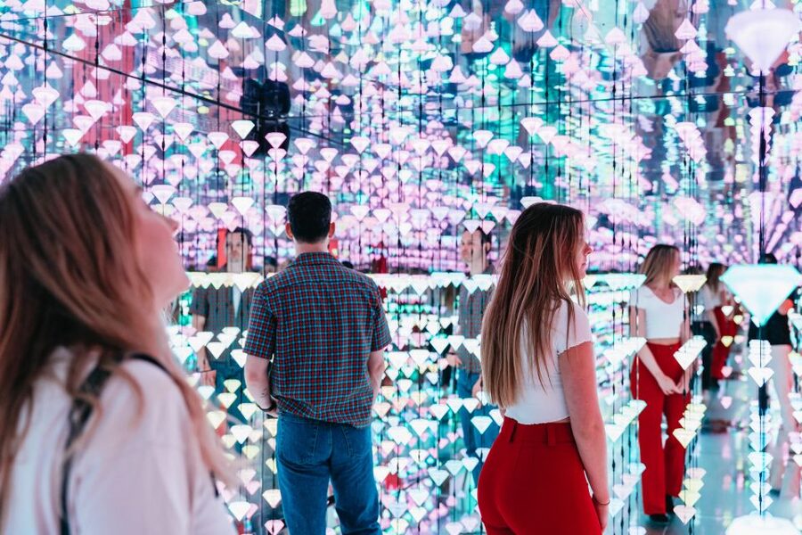 Moco Museum Amsterdam Entrance Tickets with Banksy & More - Digital rooms, light installations, and the lower floor
