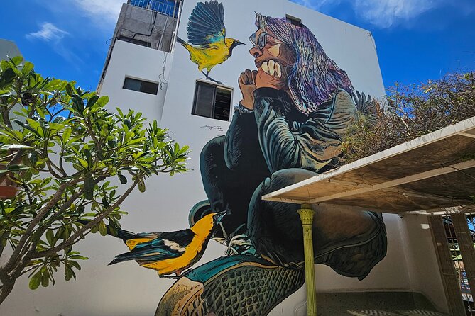 Mural and Sculpture Art Tour at the Peace Center - La Escondida café bar and the included drink