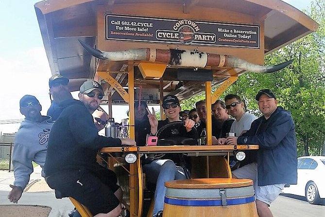 Murals & Mimosas - Cowtown Cycle Party BYOB Public Tour - Why the 16-person size matters