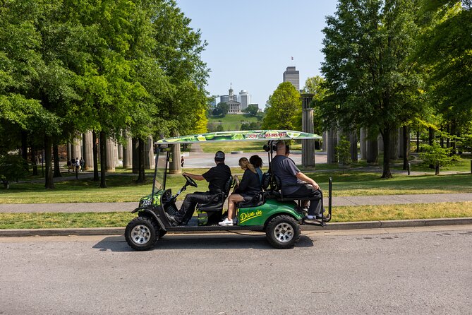 Murals of Nashville Instagram Tour by Golf Cart - Weather, comfort, and the golf cart setup