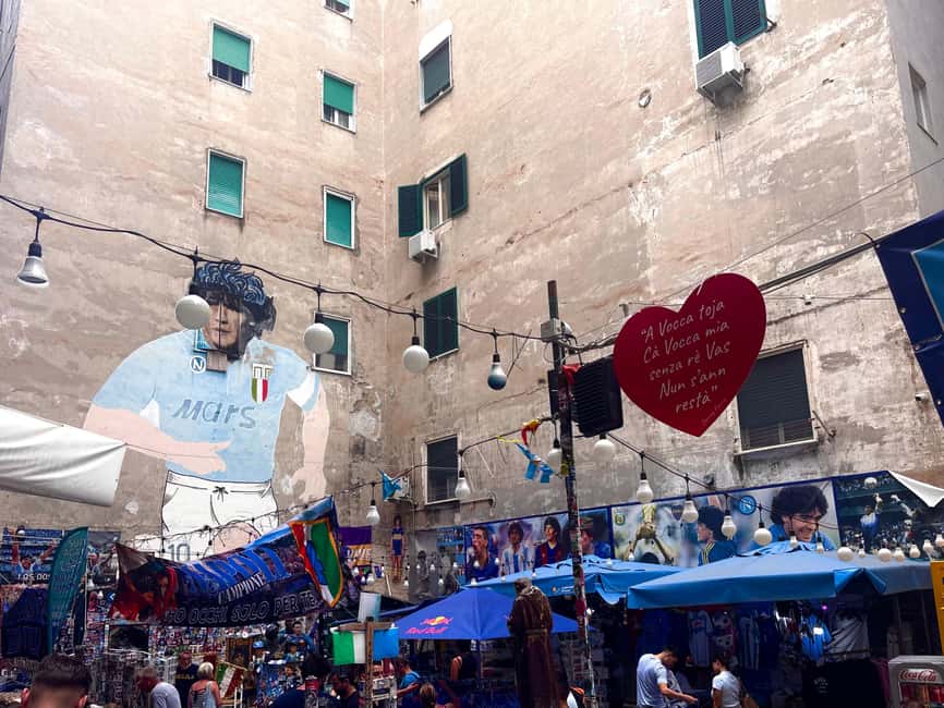 Naples: Football Tour with Maradona Stadium & Mural - Seeing the Diego Armando Maradona Stadium from outside