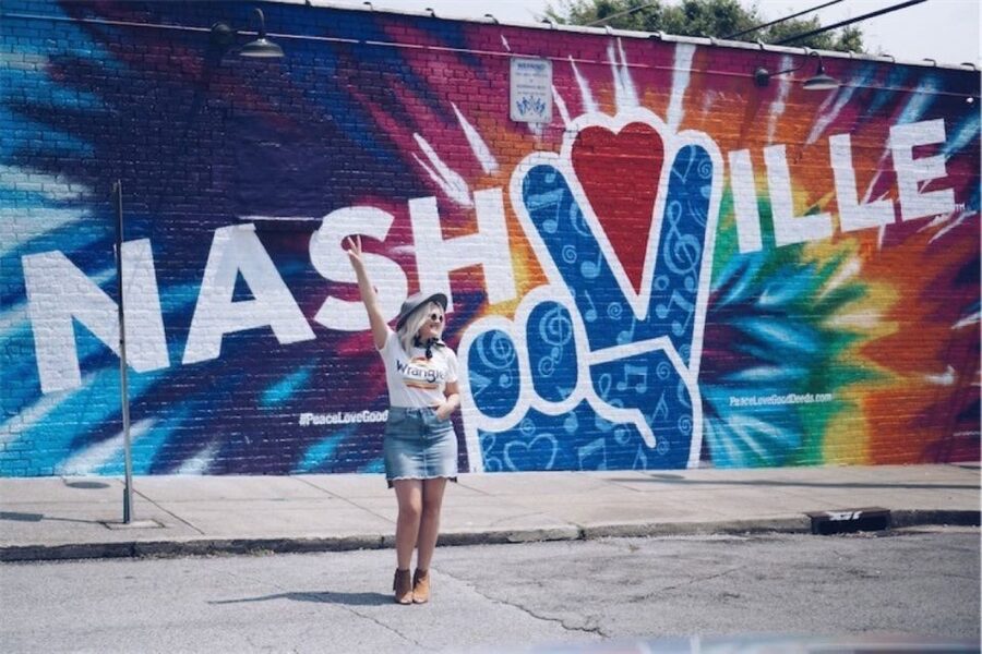 Nashville: Murals and Mimosas Tour - The first mural stops and photo coaching