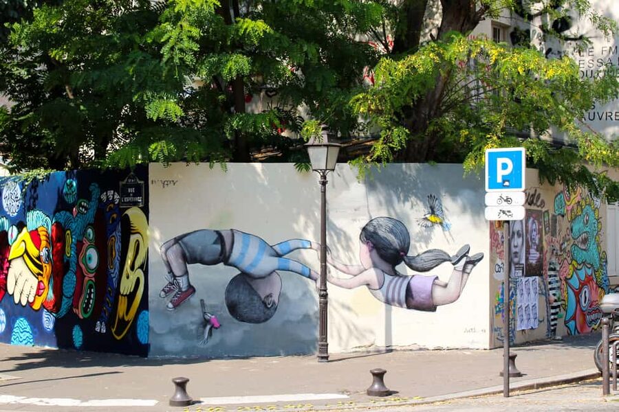 Paris Street Art at La Butte-aux-Cailles - Meeting the artists on the walls
