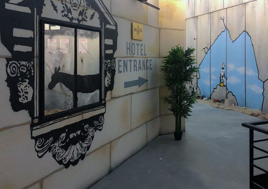 Paris: "The World of Banksy" Musée Banksy Entry Ticket - The graffiti wall and museum shop