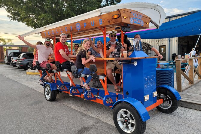 Party Bike through St. Pete with Bar+Mural Stops on Trolley Pub - A moving introduction to St. Pete’s bar scene
